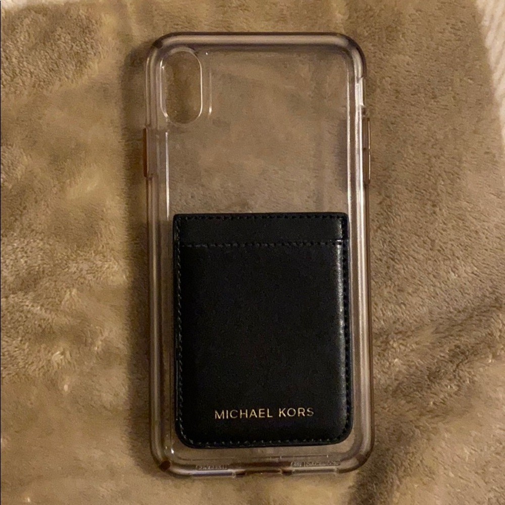 iPhone XS MAX phone case Michael Kors ID holder